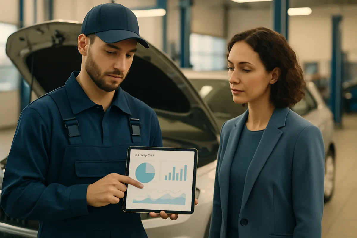 Mehāniķis parāda auto remonta izmaksu tāmi klientam
